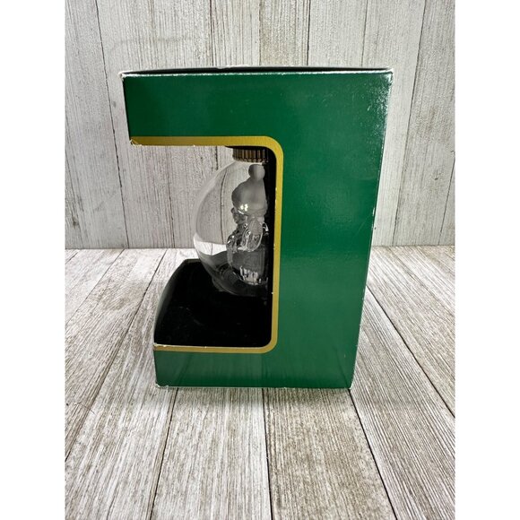 Vtg Holiday Radiance Illuminated Fine Glass Snowman Ornament Connects Light Set - Picture 5 of 8